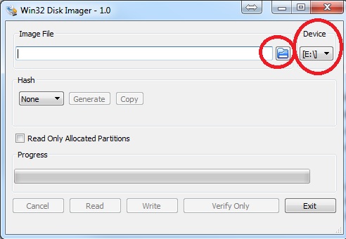 write img file to sd card